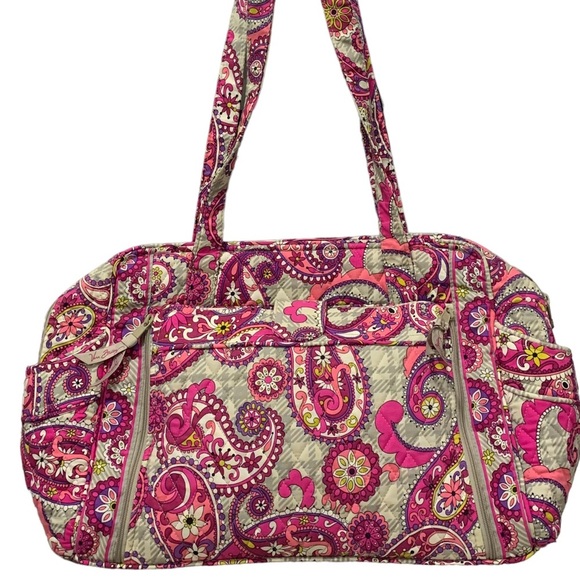 Vera Bradley Handbags - VERA Bradley Paisley Meets Plaid Diaper Bag w/ Fold Out Diaper Changing Pad